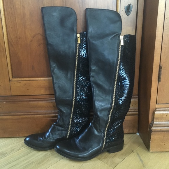 michael kors snakeskin boots